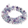 Natural Fluorite Beads Strands G-K345-A02-01A-3