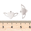 5Pcs 201 Stainless Steel Pendants STAS-M056-05P-3