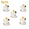 5Pcs Handmade Bright Glazed Porcelain Beads PORC-YW0001-31B-1