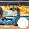 3Pcs 3 Styles Alloy Enamel Sun Charm Iron Ball Chains Haning Ornaments HJEW-OC00293-5
