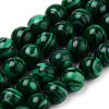 Synthetic Malachite Bead Strands X-G-Q462-57-8mm-1