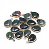 Natural Indian Agate Pendants X-G-T073-03C-1