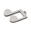 201 Stainless Steel Charms STAS-S174-02P-2