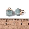 Natural Amazonite Pendants G-N359-18G-18-3