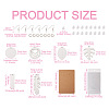 DIY Sublimation Blank Earring Making Kit DIY-SW0001-14-3