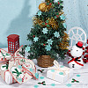 Gorgecraft 100Pcs Mistletoe/Holly Leaf Cloth Ornament Accessories DIY-GF0007-15-6