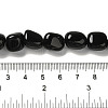 Natural Black Onyx(Dyed & Heated) Beads Strands G-NH0017-B06-02-5
