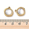 Natural Freshwater Shell Pendants STAS-G397-01G-01-3