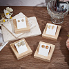 Imitation Leather & Iron Jewelry Earring Display EDIS-WH20002-07A-3