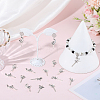 80Pcs 2 Styles Tibetan Style Alloy Magic Wand Pendants TIBEP-SC0003-33-4