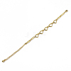 Electroplate Alloy Link Bracelets BJEW-T012-002-2