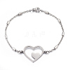 Tarnish Resistant 304 Stainless Steel Link Bracelets BJEW-E347-P-2