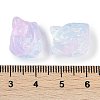 Transparent Spray Paint Glass Beads X1-GLAA-H035-01K-3