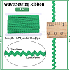 40M Polyester Wavy Fringe Trim Ribbon OCOR-GF0004-39Q-2