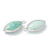 Natural Amazonite Pendants G-B009-01P-L-2