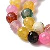 Dyed & Heated Natural Dragon Veins Agate Beads Strands G-P539-A01-05-4