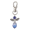 Angel Glass Pendant Decoration HJEW-JM02154-4