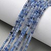 Natural Dyed & Heated Blue Aventurine Beads Strands G-P457-B01-10-1