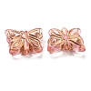 Plating Transparent Acrylic Beads OACR-B013-26C-3