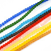 Transparent Glass Beads Strands GLAA-T032-T4mm-MD-3