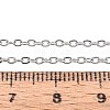 Tarnish Resistant 304 Stainless Steel Cable Chains X-CHS-R002-0.4mm-2