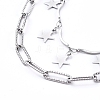 304 Stainless Steel Chain Tiered Necklaces NJEW-JN02828-3