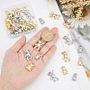 SUNNYCLUE 40Pcs 4 Style Alloy Pendants FIND-SC0003-16-3