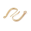 Brass Earring Hooks KK-G604-02G-2