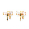Brass Micro Pave Cubic Zirconia Charms KK-N263-79C-G-1