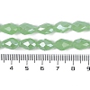 Opaque Solid Color Electroplate Glass Beads Strands EGLA-N013-J10mm-B04-4