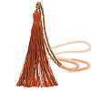 Velvet Long Tassel Pendant Necklaces WGB6ED0-08-1