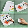1Pc Plastic Color Palette DIY-HY0001-69-4