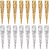160Pcs 2 Colors Iron Bead Cones IFIN-SC0001-72-1