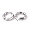 Non-Tarnish 304 Stainless Steel Chunky Hoop Earrings for Women EJEW-G298-09P-2