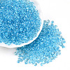 3/0 Baking Paint Glass Fringe Seed Beads SEED-A034-04G-3