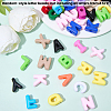 50Pcs Opaque Resin Beads RESI-SP0001-64-7