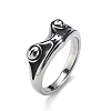 Titanium Steel Frog Finger Rings PW-WGF4234-05-1