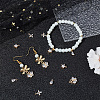 12Pcs 3 Style Brass Cubic Zirconia Charms KK-BBC0011-55-4
