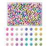 800Pcs 8 Colors Opaque Acrylic Beads MACR-PJ0001-05-1