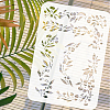 Plastic Drawing Painting Stencils Templates DIY-WH0396-0091-3