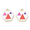Printed Brass Pendants KK-CBAF9BC-14G-2