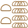 20Pcs Iron D Rings IFIN-SP0001-21B-AB-1