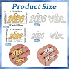 24Pcs 4 Styles Zinc Alloy Pendants FIND-SP0005-20-2