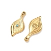 304 Stainless Steel Rhinestone Pendants STAS-L308-10G-2