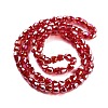 Electroplate Glass Beads Strands EGLA-D030-T4mm-B06-3
