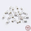 925 Sterling Silver Cord Ends STER-F036-21S-1.5mm-3