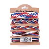 Leather Cord Bracelets Set for Men Women LS-BJEW-C005-02B-1
