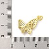 Rack Plating Brass Pave Cubic Zirconia Pendants KK-G513-14G-3