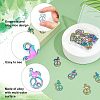 20Pcs Rainbow Color Alloy Pendants FIND-FH0003-56-3