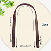 PU Imitation Leather Bag Handles FIND-WH0036-53E-2